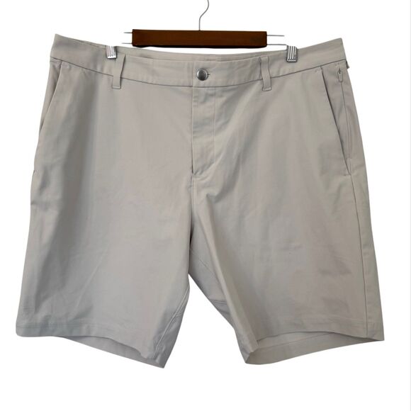 Lululemon Mens Commission Classic Fit Short 9” Size 38 Warpstreme Trench Preppy